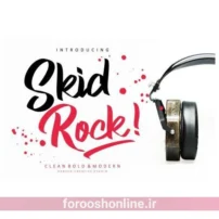 دانلود فونت Skid Rock - فونت انگلیسی برای معرفی محصولات و فروش، تیتر، تبلیغاتی