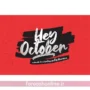 دانلود فونت Hey October، یک فونت انگلیسی و فارسی دلنشین برای طراحی های پاییزی